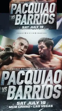 Pacquiao vs Barrios