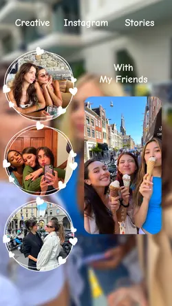 With my friends