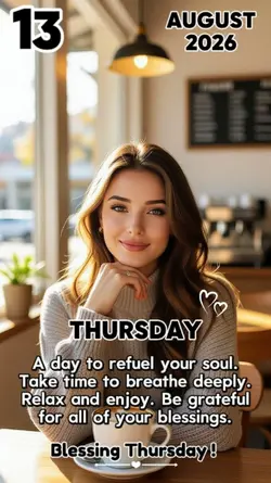 Thursday, 13 August