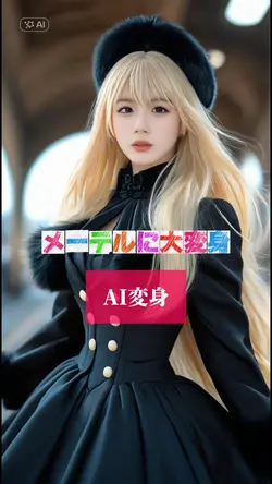 メーテルに大変身！AI変身