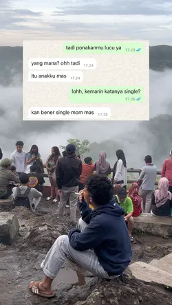 loh katanya single?