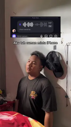 cuma minta iphone