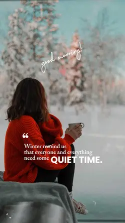 Quiet Time 🤍❄️