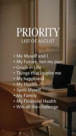 Priority in August
