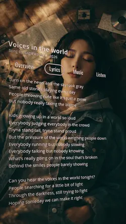 Voices in the world