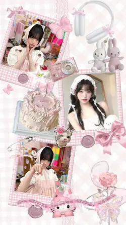 cute frame pink