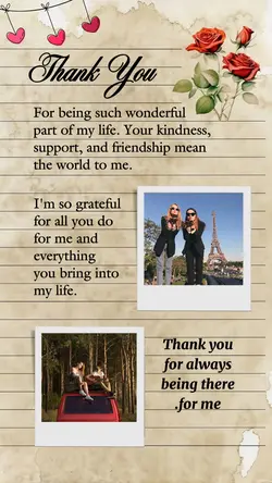thank you bestie