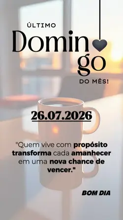 Domingo bom dia 