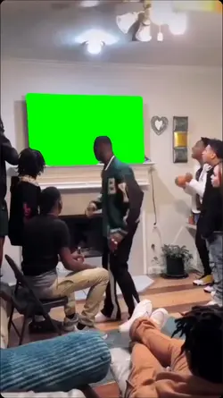 angry on greenscreen