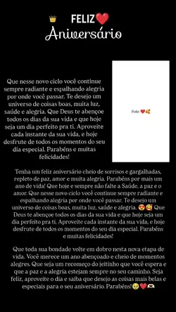 feliz aniversário