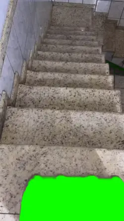 green stairs 