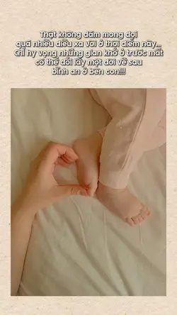 Muốn bình an bên con