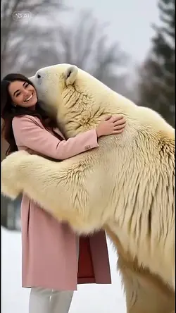 "Hug polar bear"