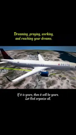 Flying on purpose.