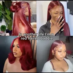 Red haired baddie
