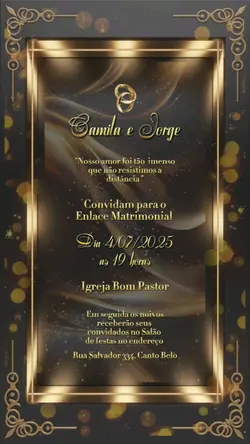 Convite casamento 