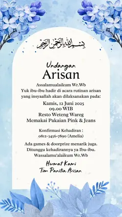 undangan arisan