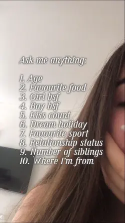 Ask me anything