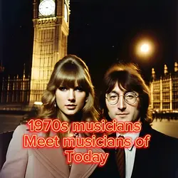 1970s Musicians meet