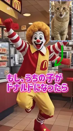 もし、うちの子がドナルドになったら