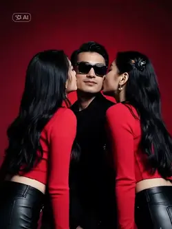 AI dicium dua wanita
