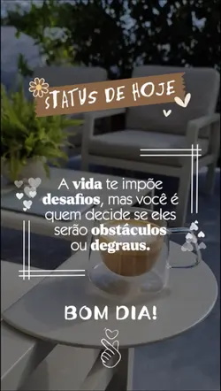STATUS DE HOJE