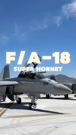 The F/A-18…