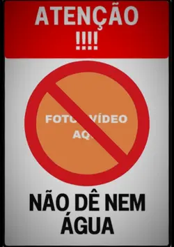 não dê nem água!!