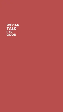 We can talk