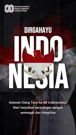 Dirgahayu Hut RI 80
