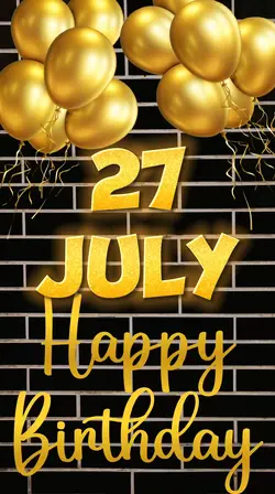 Birthday 27 july