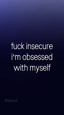 OBSES WITH MYSELF