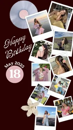 BIRTHDAY 18 MAY 2025