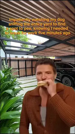 pedro pascal eating