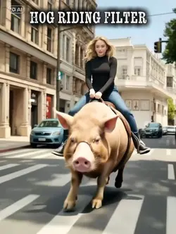 Hog riding filter