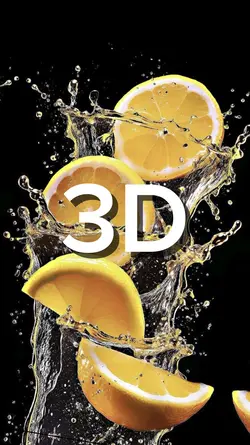 3D Fruits template 