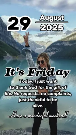 IT'S FRIDAY