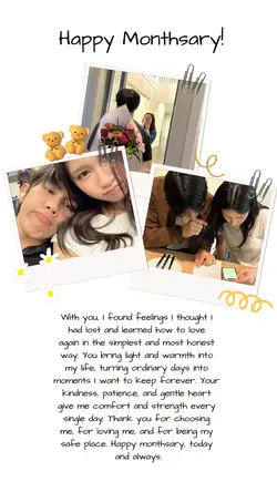 Happy Monthsary!