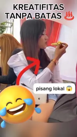 makan pisang