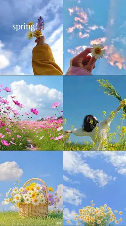 Spring collage