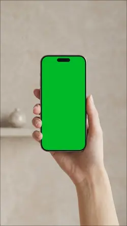 iphone green screen