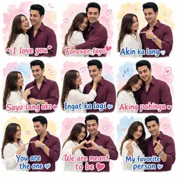 Sticker couple cute