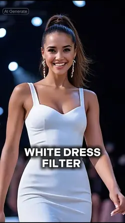 AI White dress filte