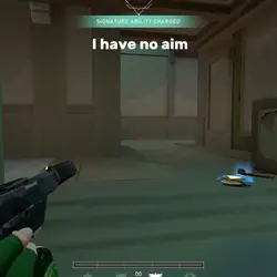 i have no aim😁