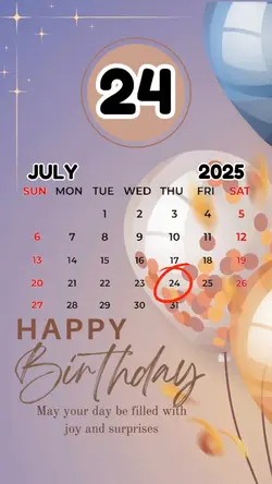 birthday July 24