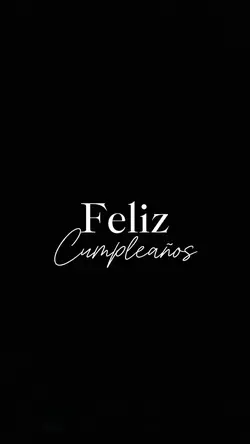 Feliz cumpleaños 