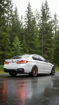 White Sedan: Rapid Car Showcase