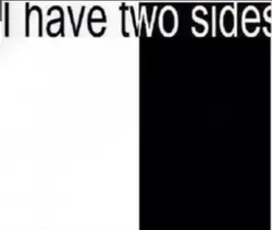 I HAVE TWO SIDES 🗣️