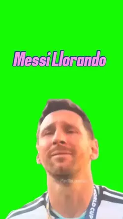 Messi Llorando