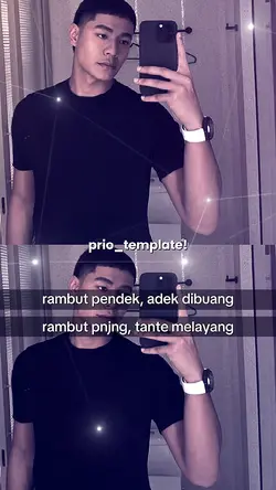 rambut pendek, adek
